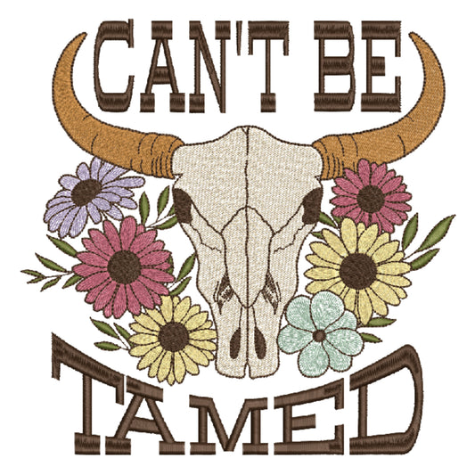 Longhorn Skull, Can't Be Tamed