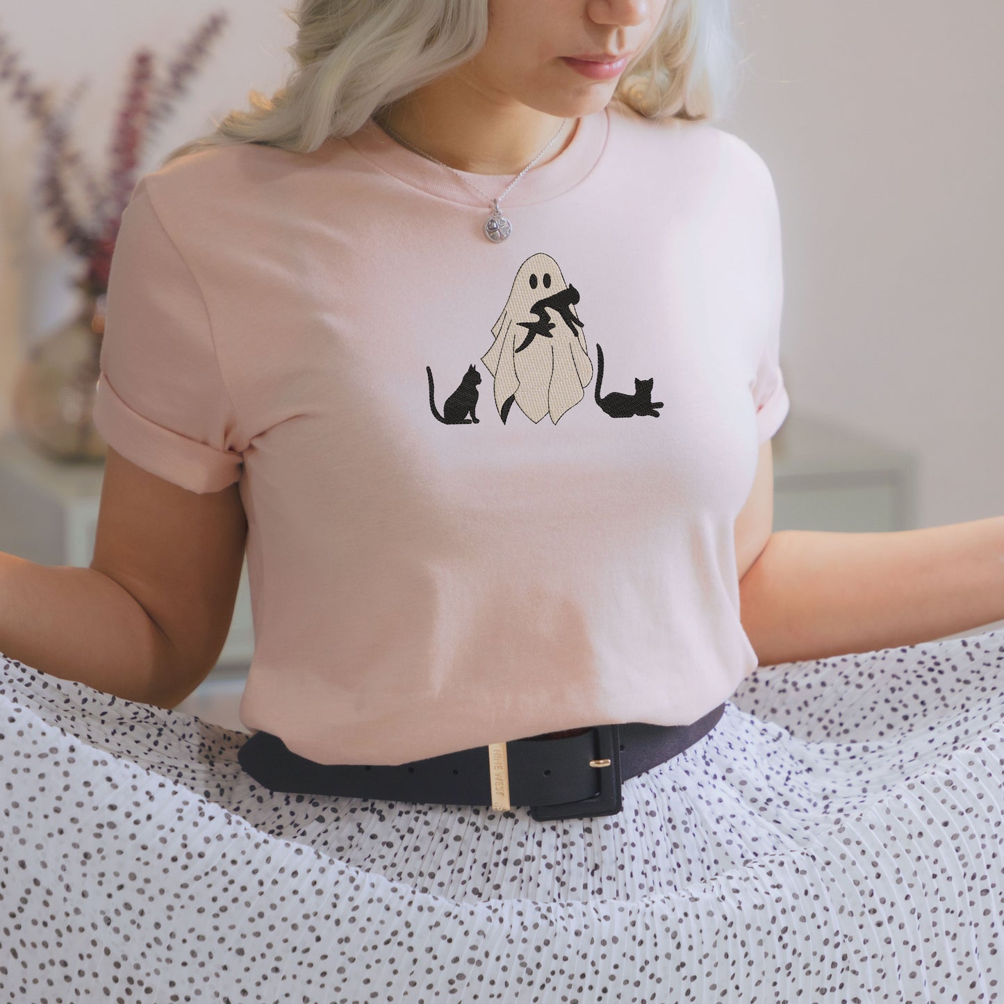 Retro Ghost & Black Cats
