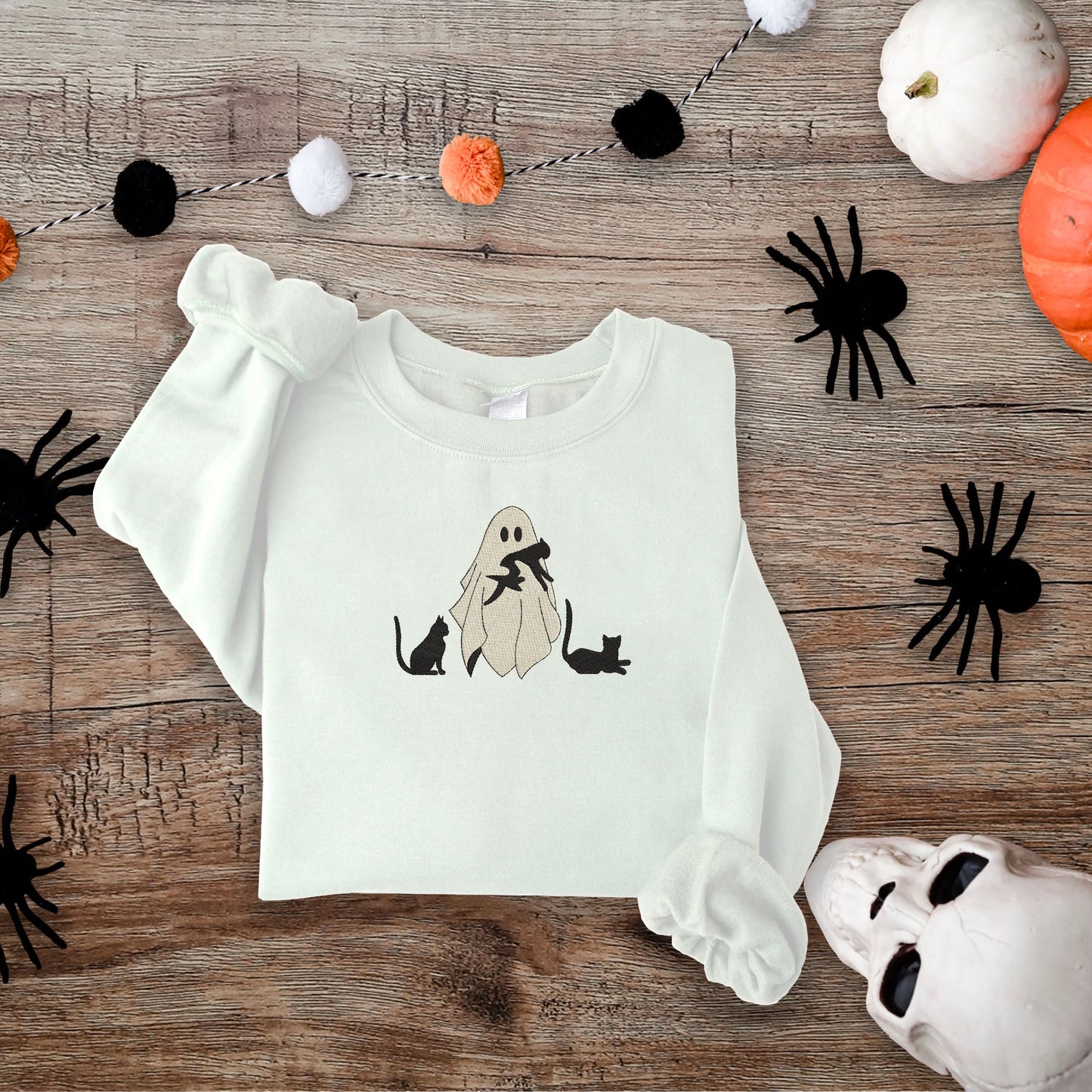 Retro Ghost & Black Cats
