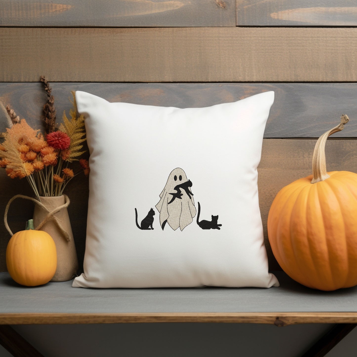 Retro Ghost & Black Cats