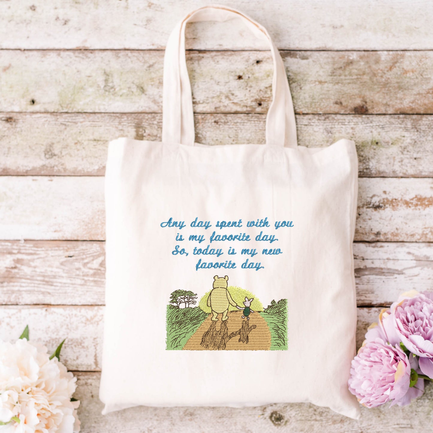 Pooh & Piglet Sunset Stroll