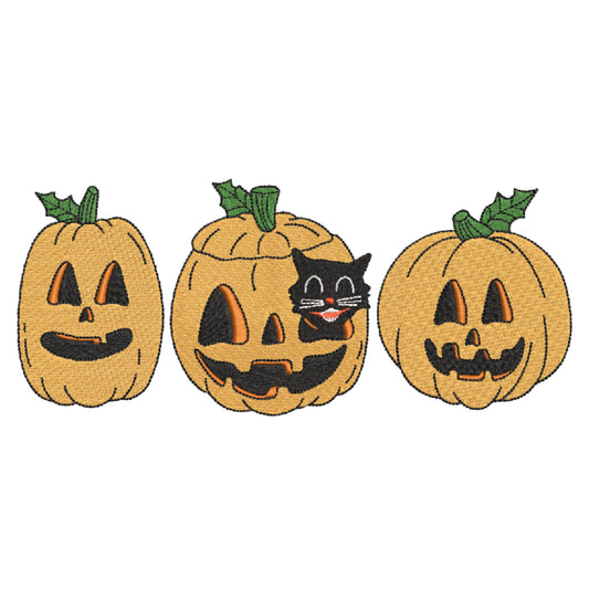 Retro Halloween Pumpkins
