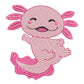 Axolotl isst Nudeln