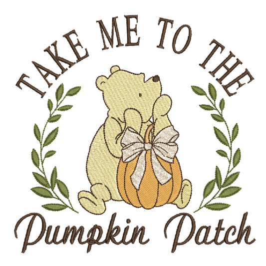 Pooh Take Me To The Pumpkin Patch