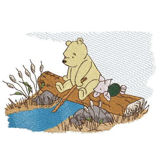 Pooh & Piglet's River Log Adventure