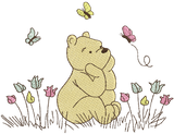 Pooh's Butterfly Daydream