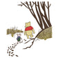 Paseo de invierno de Pooh y Piglet