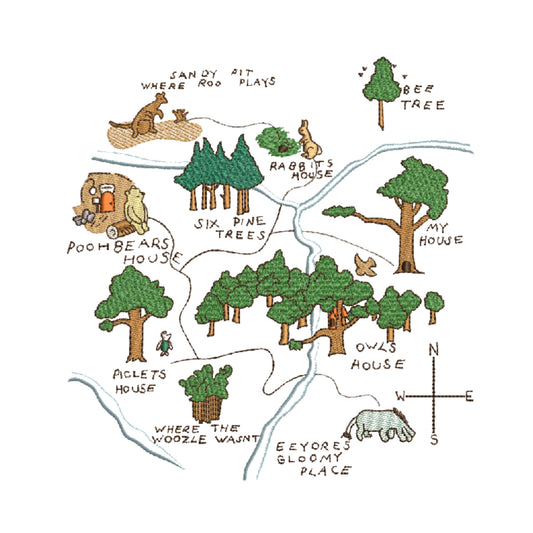 Hundred Acre Woods Map