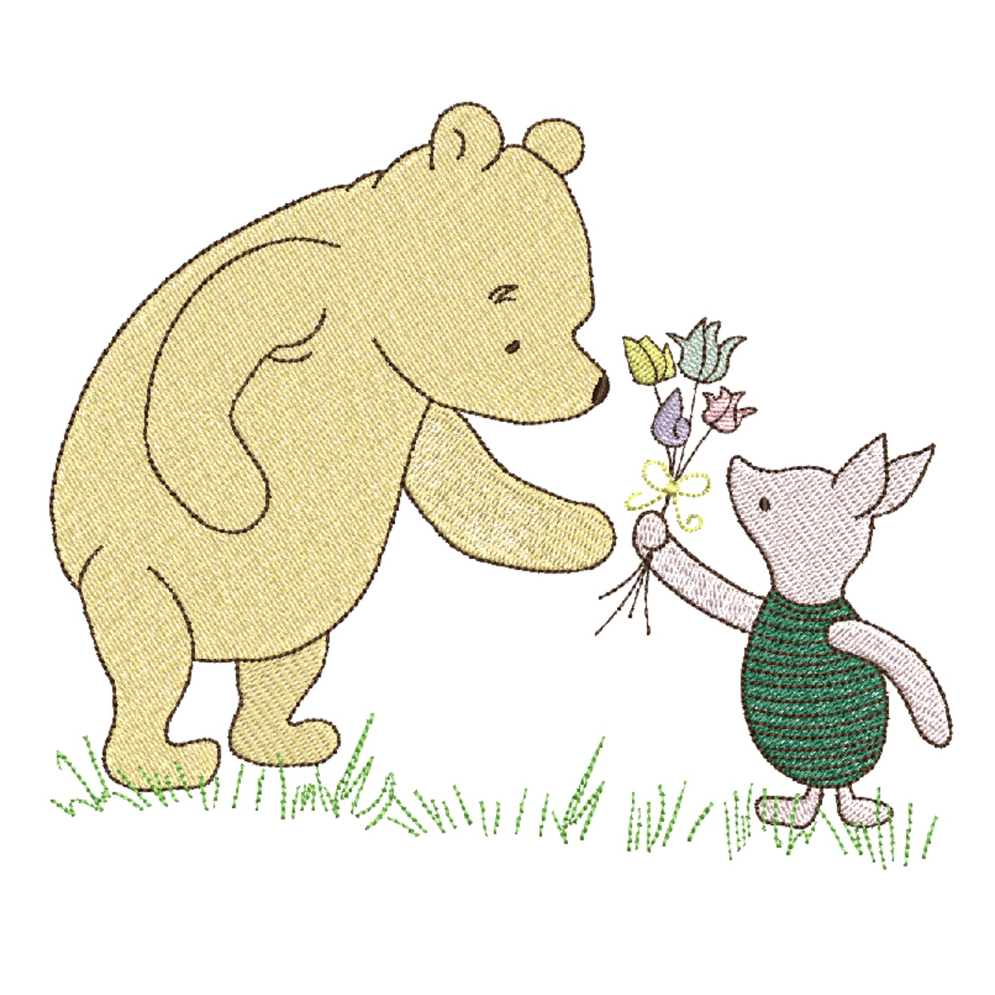 Pooh and Piglet's Blooming Friendship