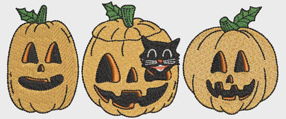 Retro Halloween Pumpkins