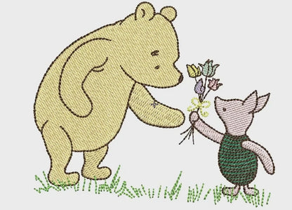Pooh and Piglet's Blooming Friendship