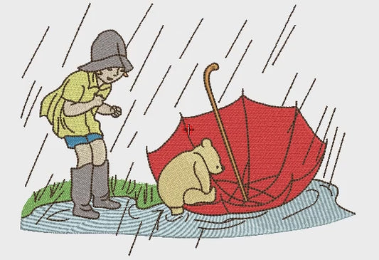 Pooh & Christopher Robin Rainy Day Adventure
