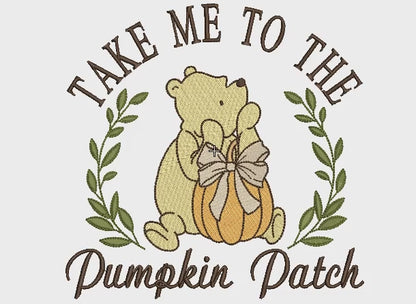 Pooh Take Me To The Pumpkin Patch