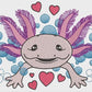 Sprudelnder Axolotl