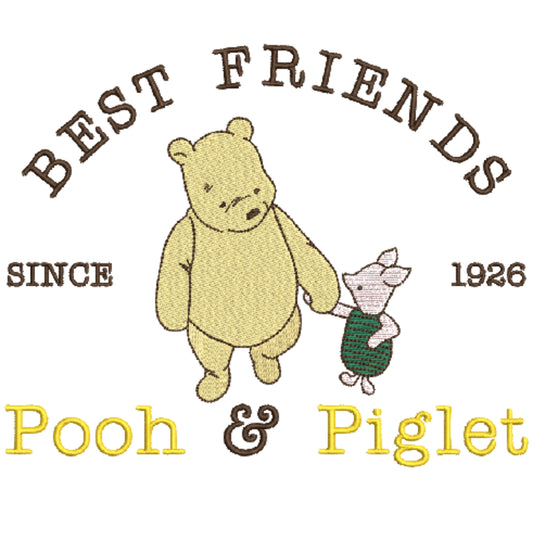 Pooh & Piglet Best friends