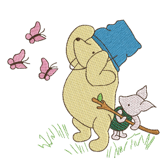 Pooh & Piglet Butterfly Ambush